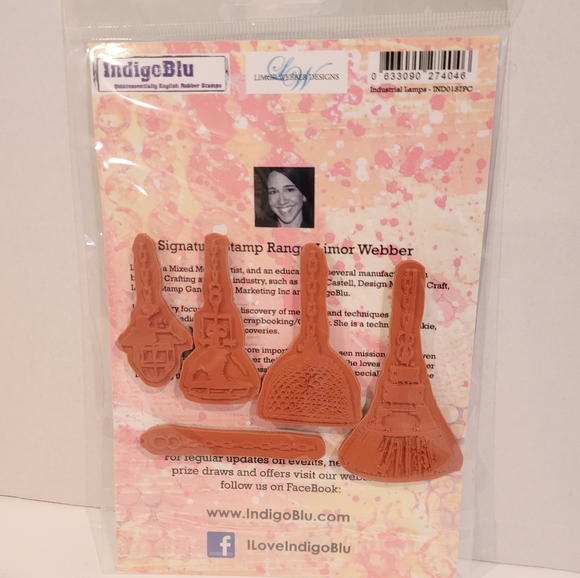 NWT IndigoBlu Limor Webber Signature Stamp Range Industrial Lamps - Picture 2 of 5